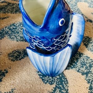 Chinese Koi fish vase